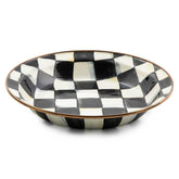 Courtly Check Enamel Pie Plate